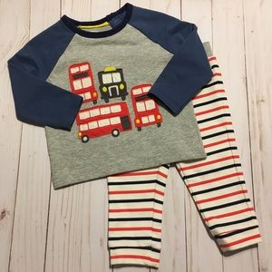 Baby Boden NWOT Boys Bus Set